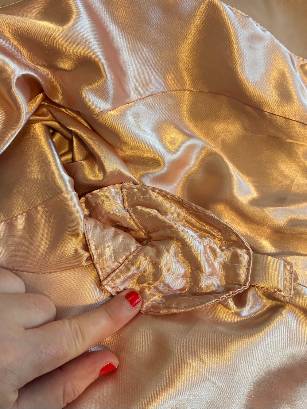 Pamela McCoy Light Pink Genuine Leather Ruffle Trim Jacket Women's Size Small - Picture 9 of 14